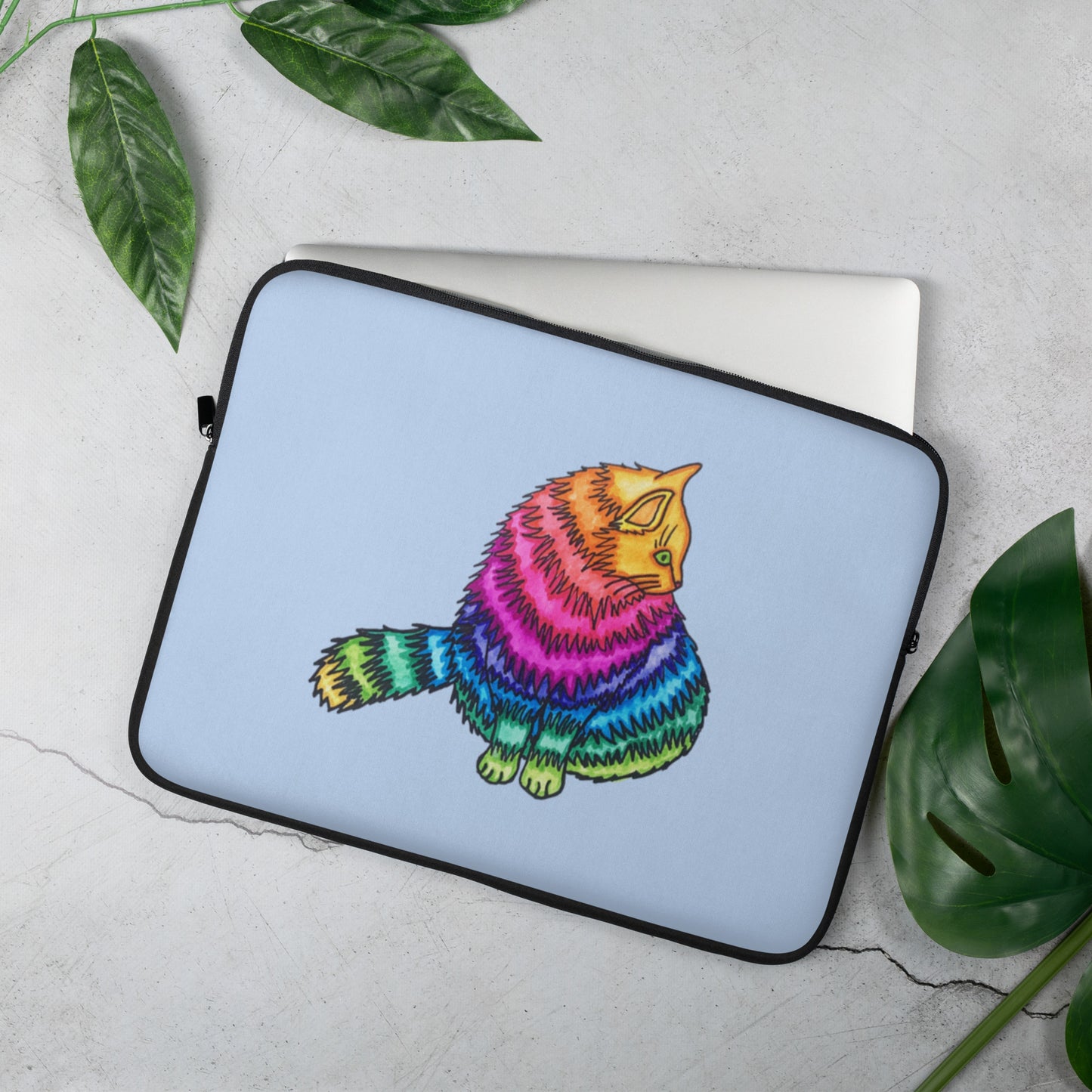 Rainbow Cat Laptop Sleeve