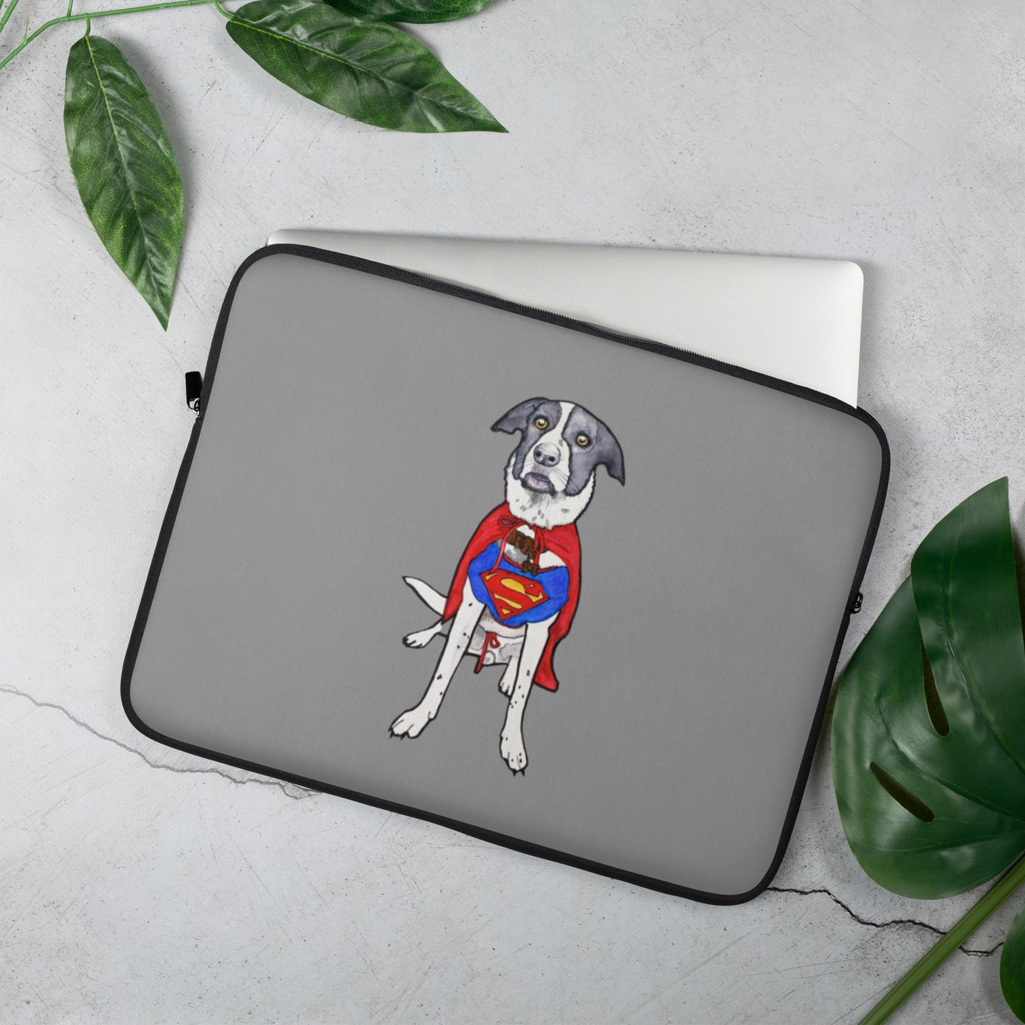 Superman Dog Laptop Sleeve