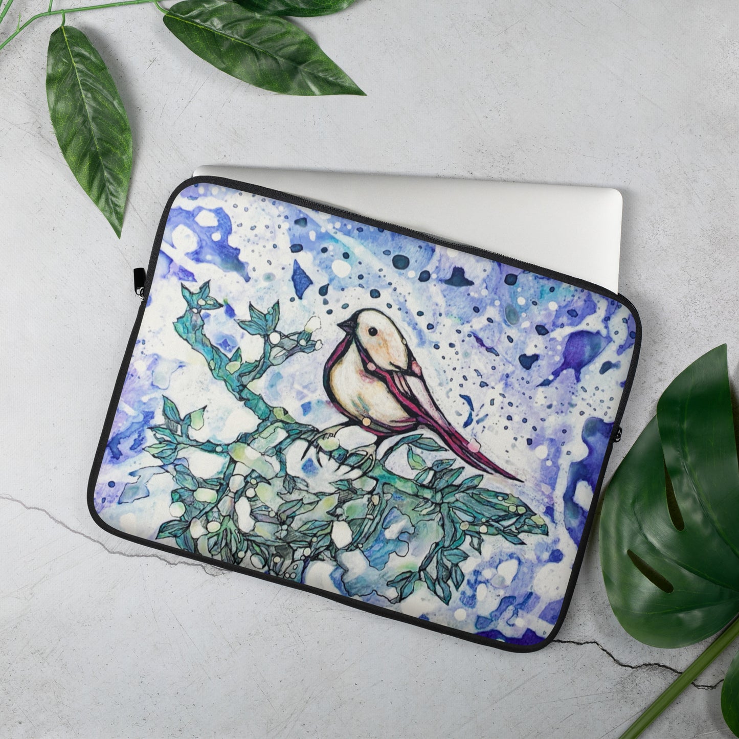 Rain Bird Laptop Sleeve - Art Love Decor