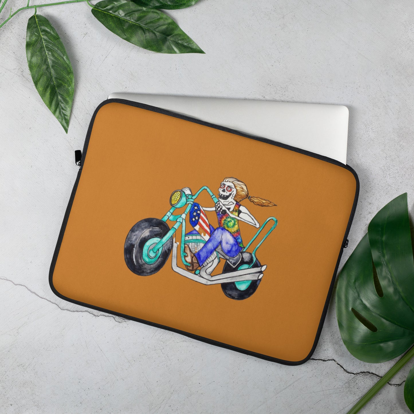 Bikerbones Hippie Laptop Sleeve