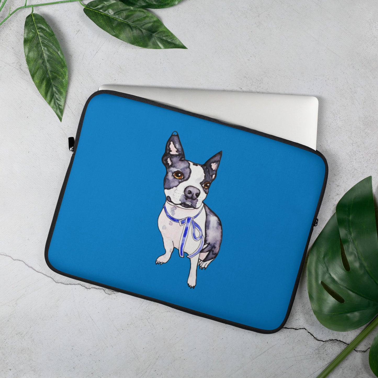 Boston Terrier Dog Laptop Sleeve