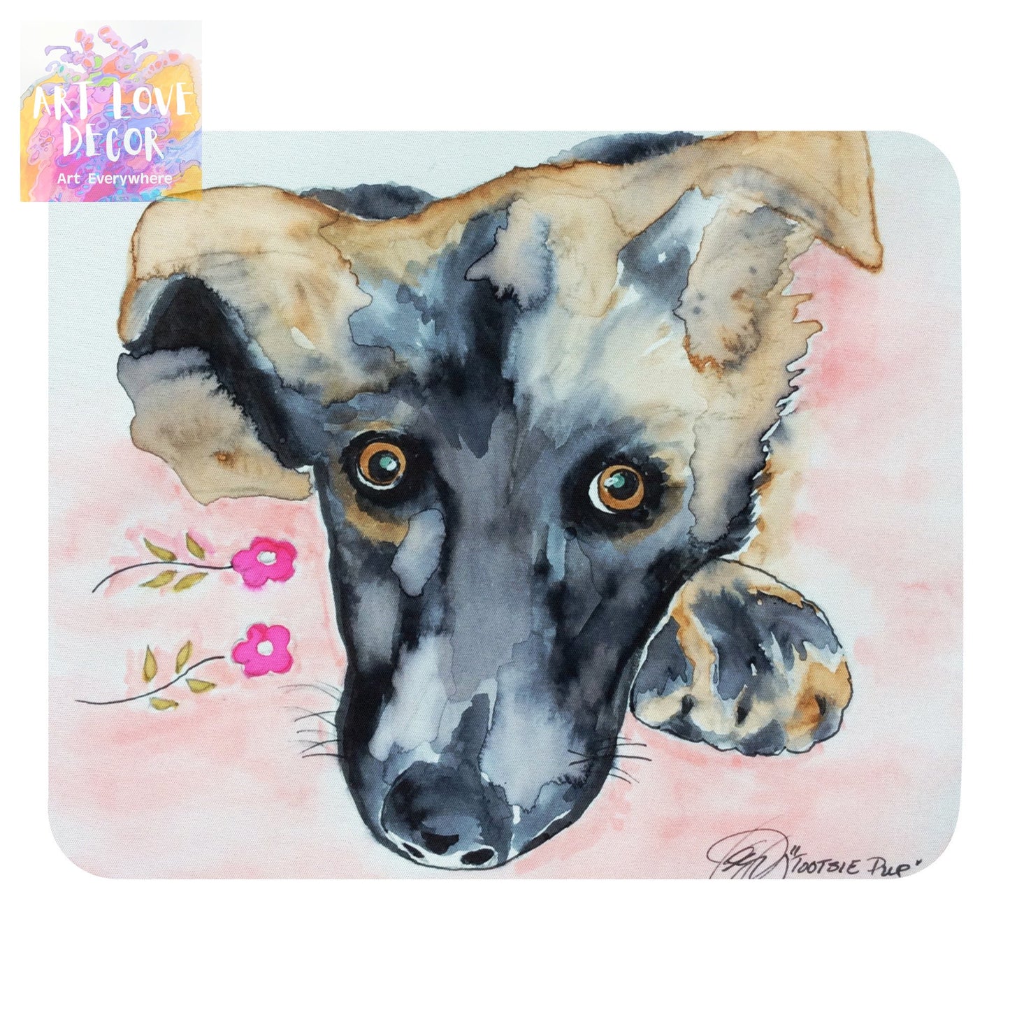 Pup Eyes Mouse pad - Art Love Decor
