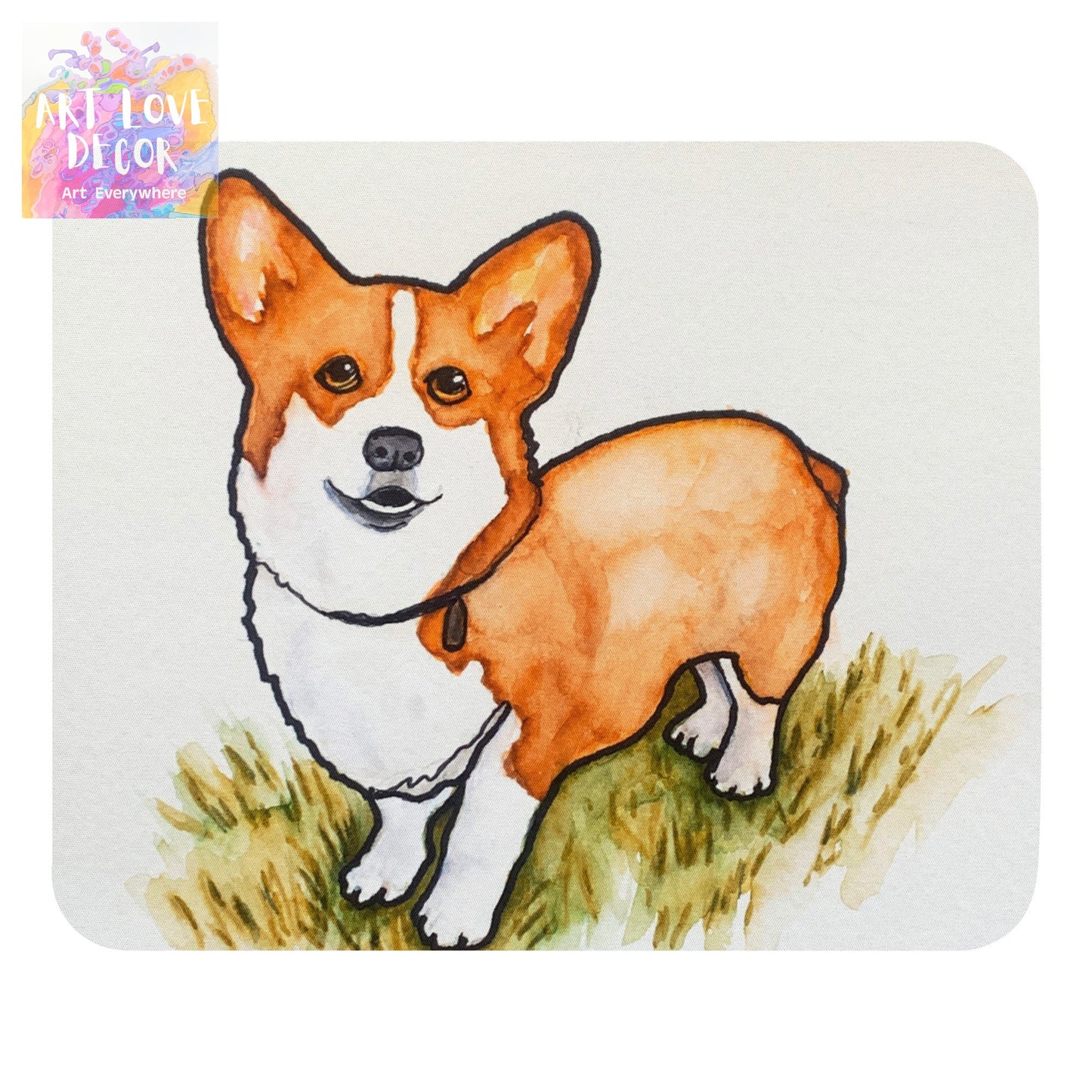 Corgi Dog Mouse pad