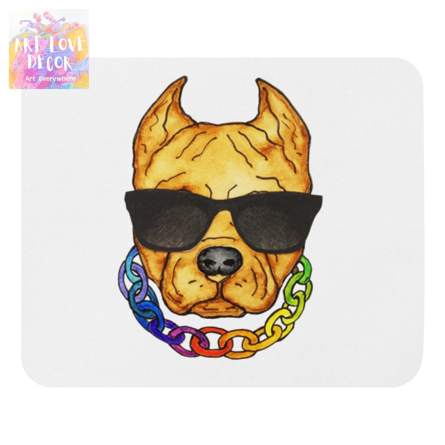 Pit Bull Shades Mouse pad