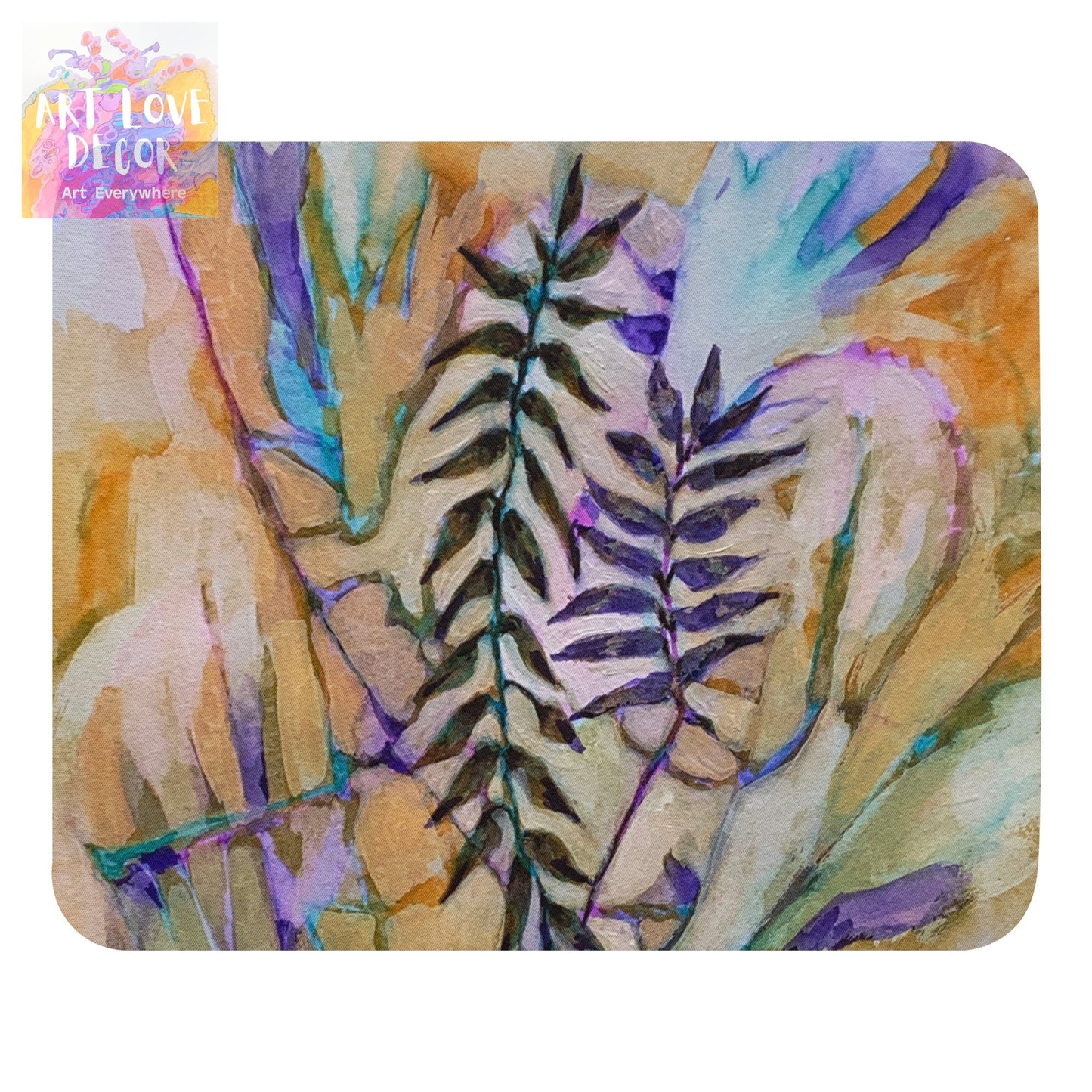 Dry Trail Leaves Mouse pad