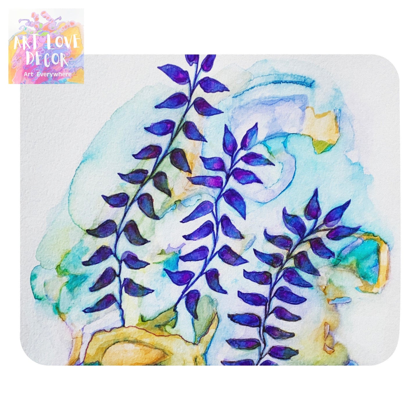 Fiji Leaves Mouse pad