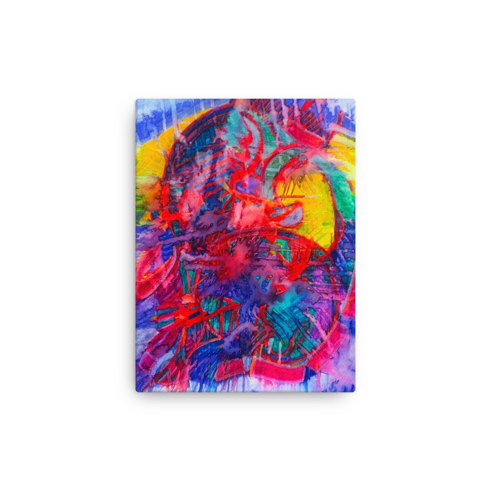 End of the Tunnel Abstract canvas print unframed - Art Love Decor