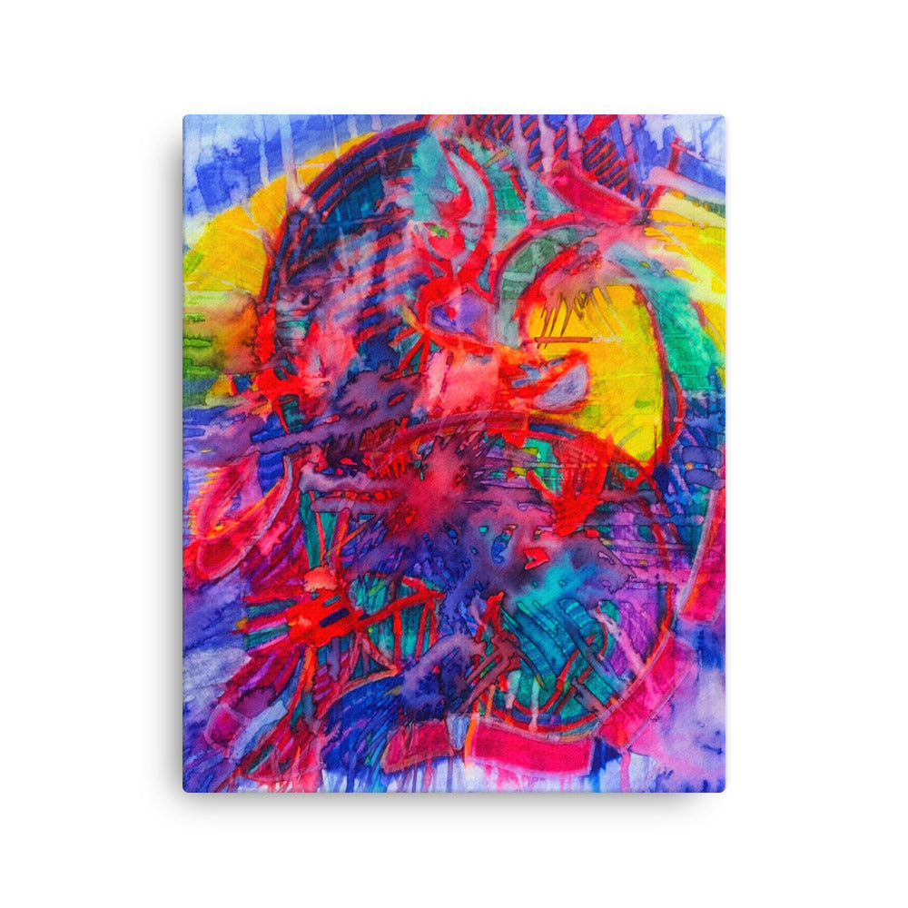 End of the Tunnel Abstract canvas print unframed - Art Love Decor