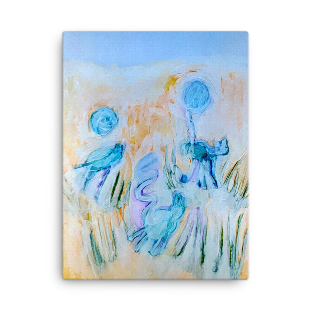 Softly Abstract canvas print unframed - Art Love Decor