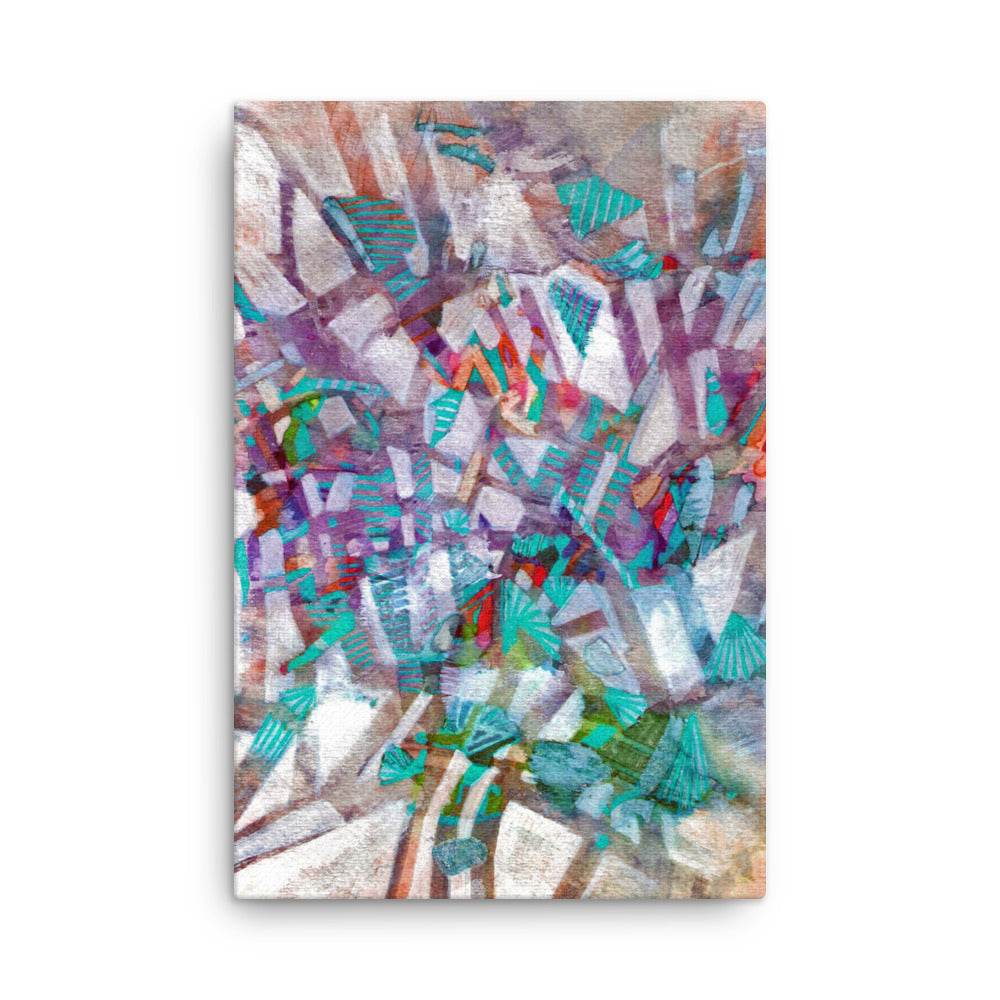 Rising Fog Abstract canvas print unframed - Art Love Decor