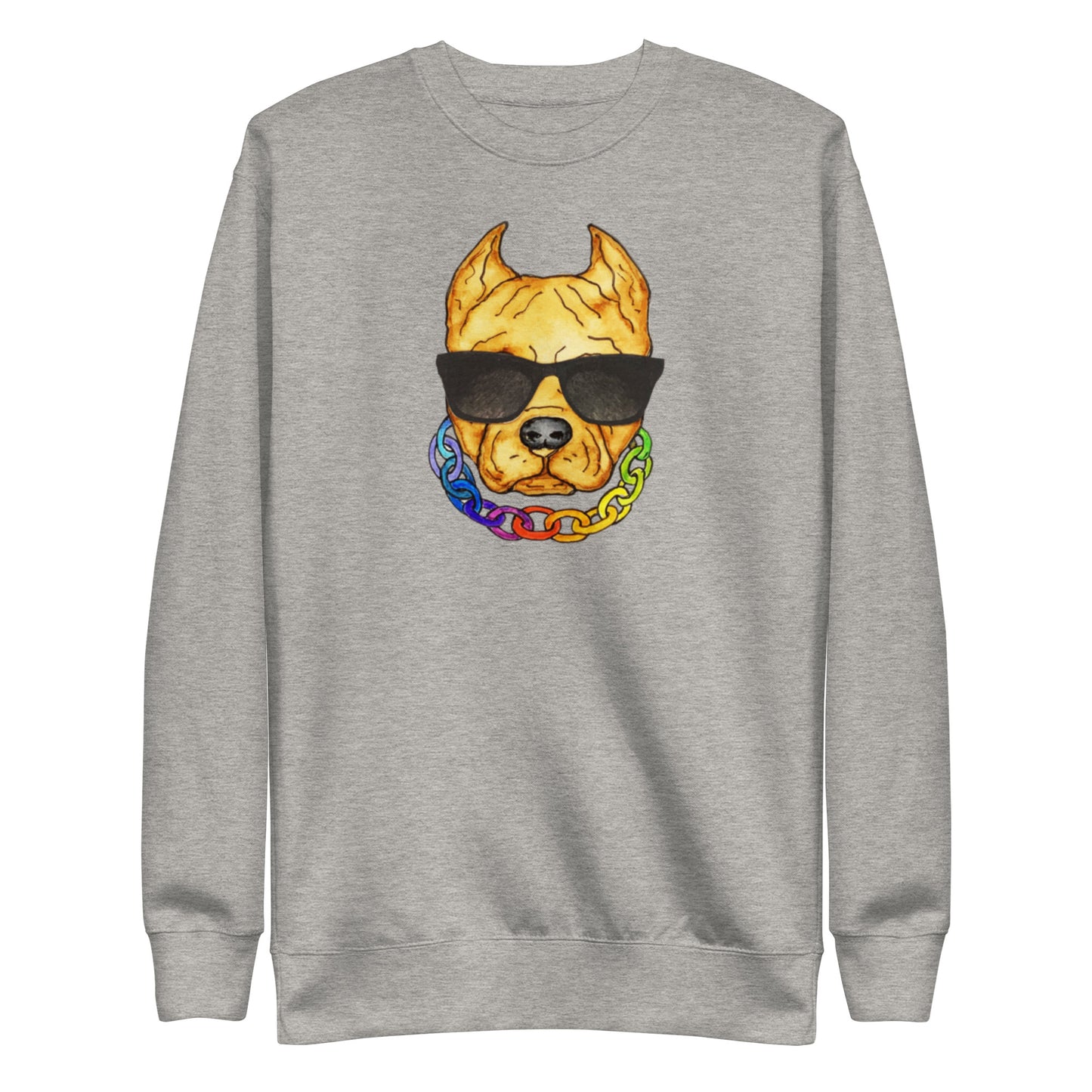 Pit Bull Shades Dog Sweatshirt