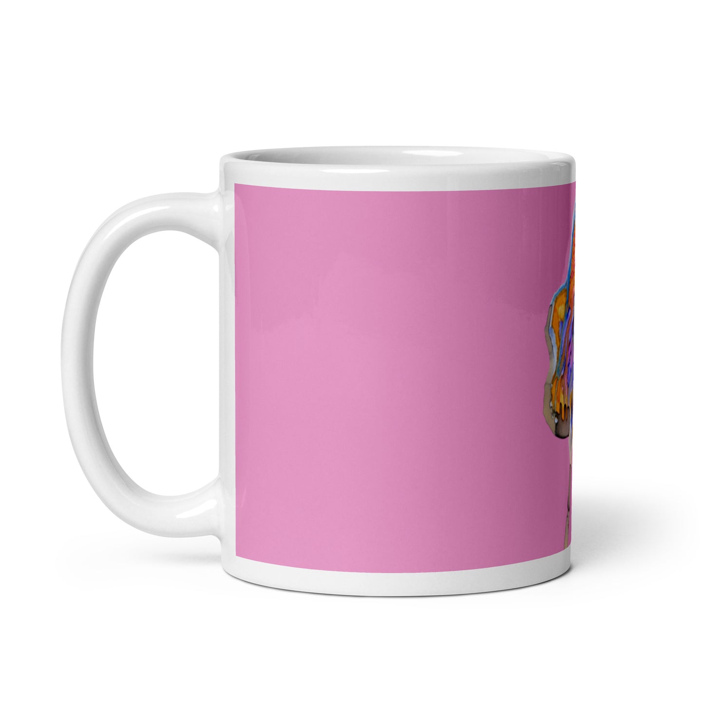 Wishing Tree pink glossy mug - Art Love Decor