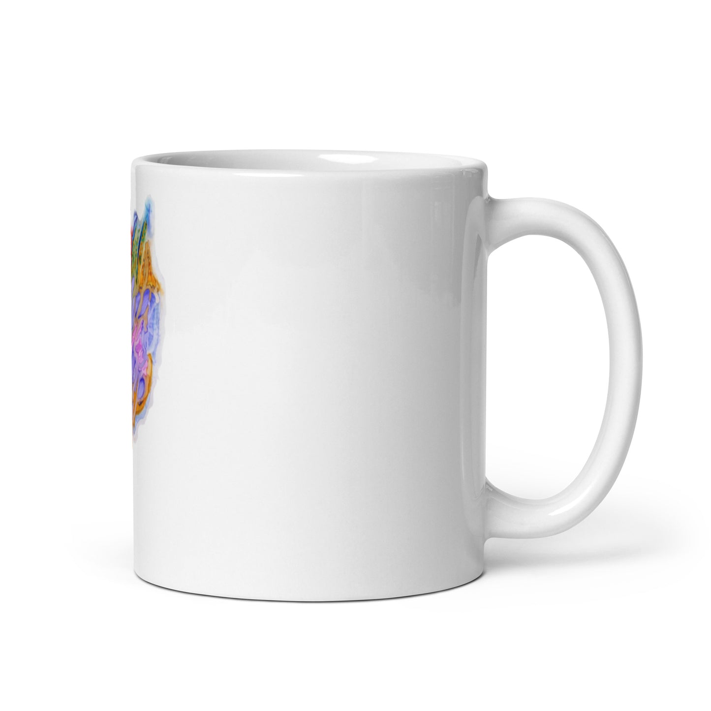 Wishing Tree White glossy mug