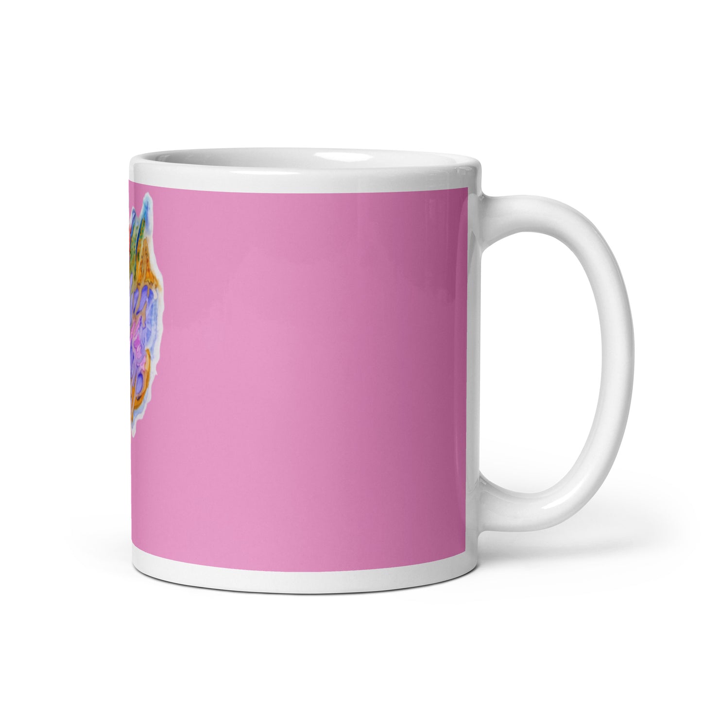 Wishing Tree pink glossy mug - Art Love Decor