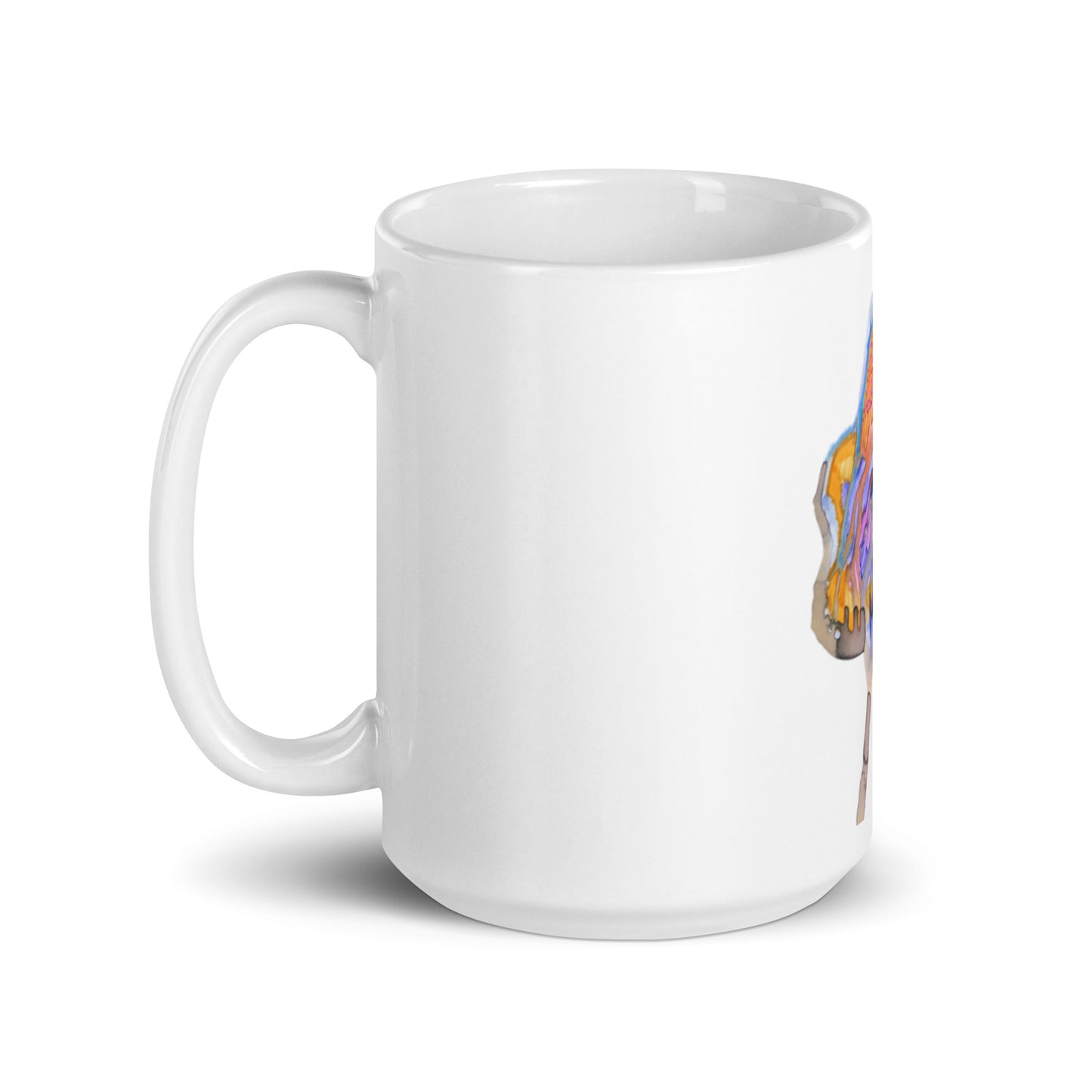 Wishing Tree White glossy mug