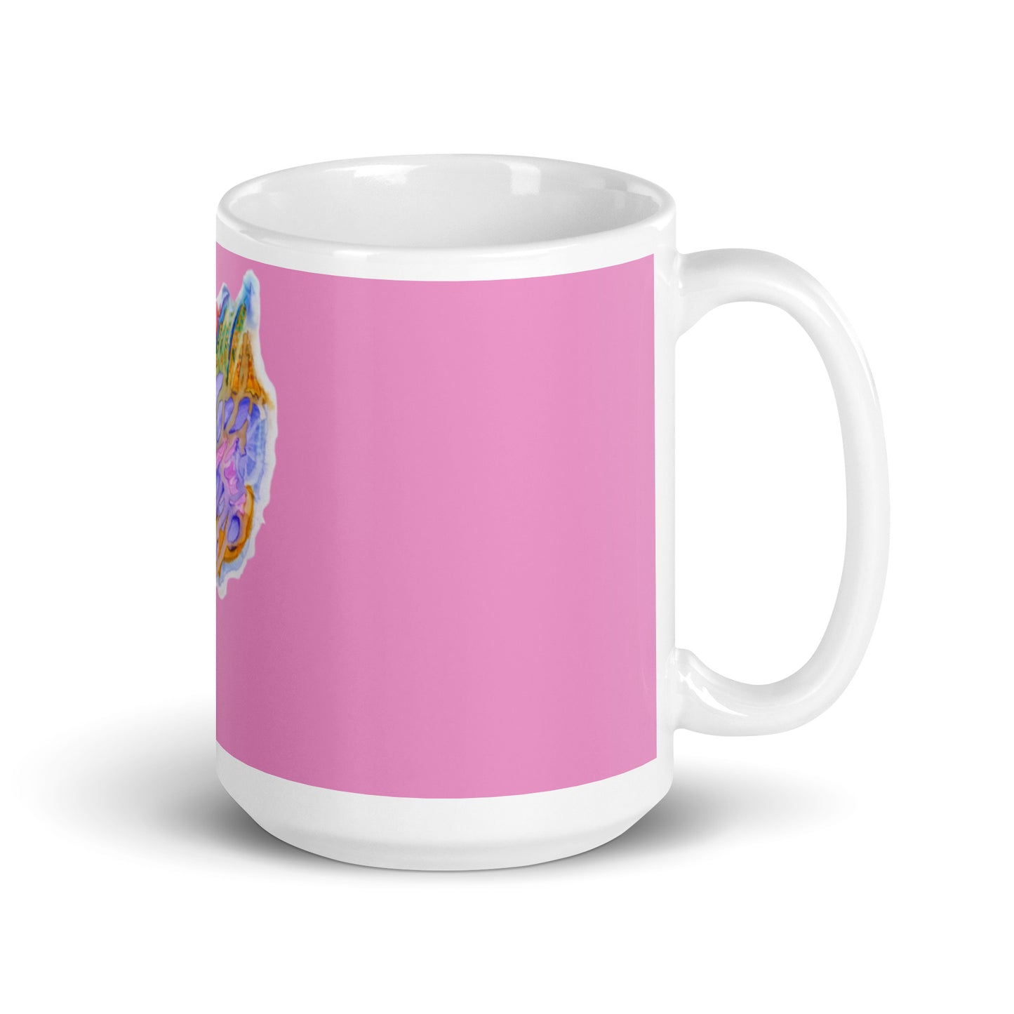 Wishing Tree pink glossy mug - Art Love Decor