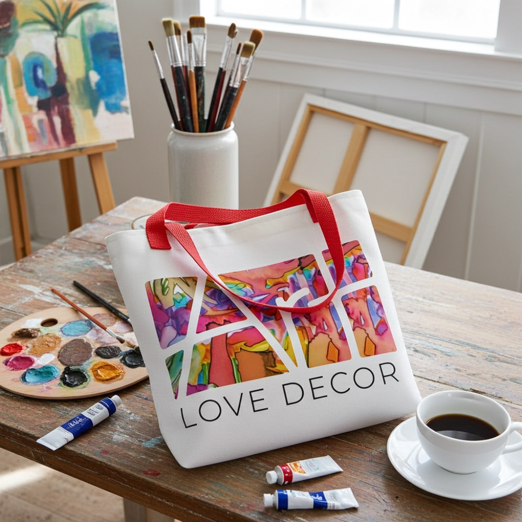 Art Love Decor Tote Bag