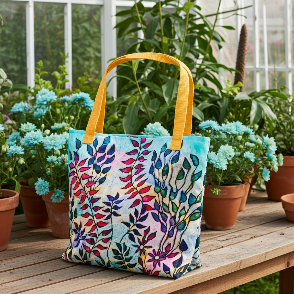 Flowering Leaves Tote bag
