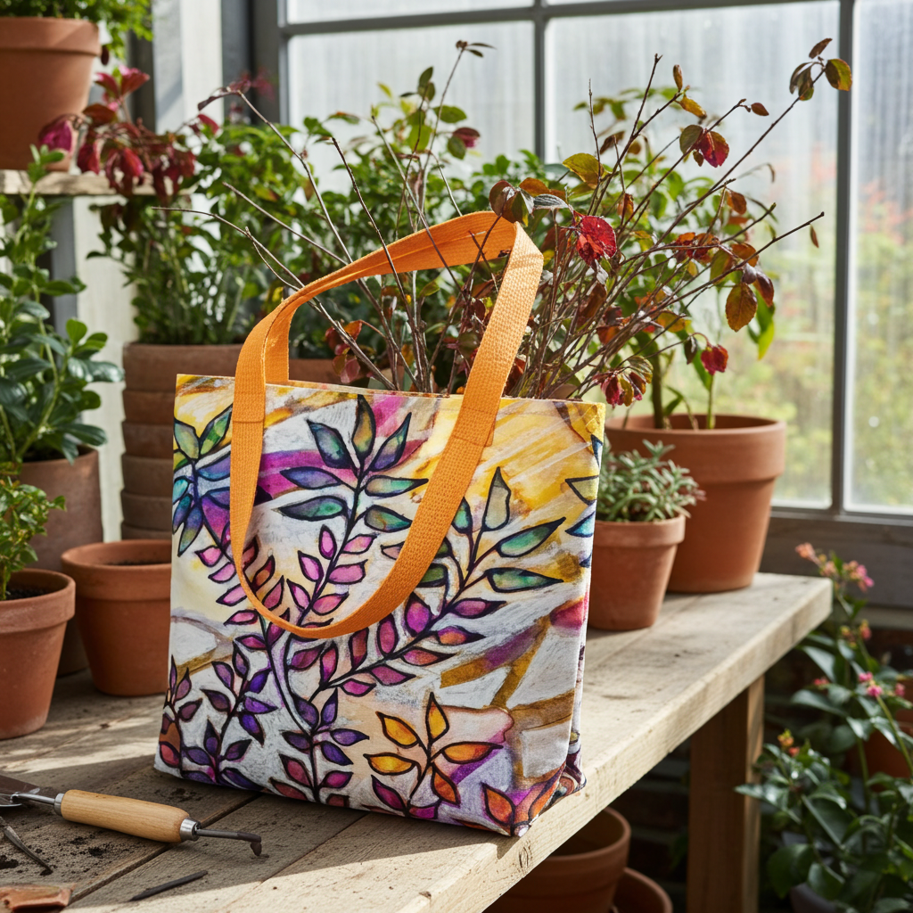 White Creek Leaves Tote bag