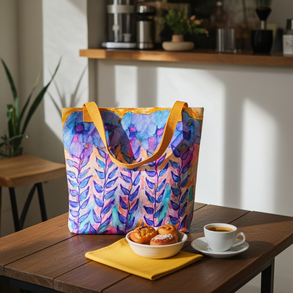 Blue Stems Tote bag