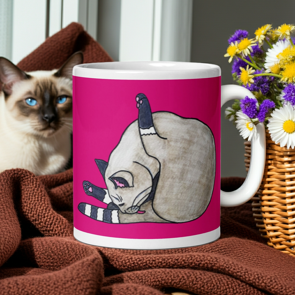 Bath Time Cat Mug