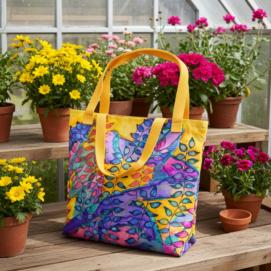 Sunrise Leaves Tote bag