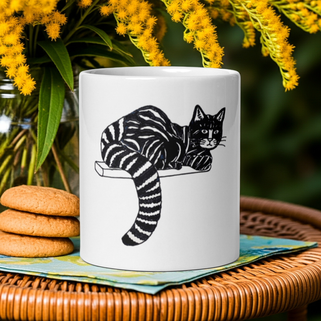 Striped Cat Mug