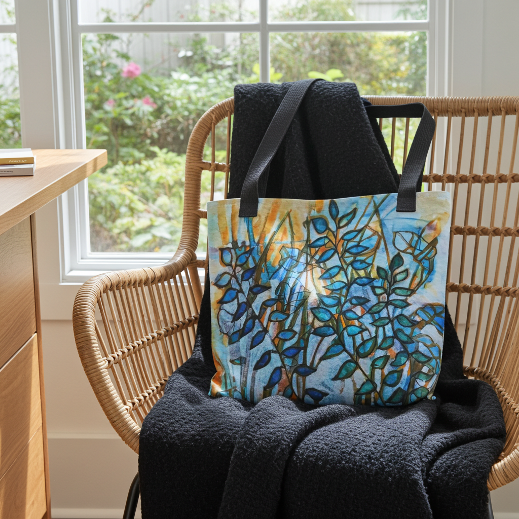 Sunset Leaves Tote bag