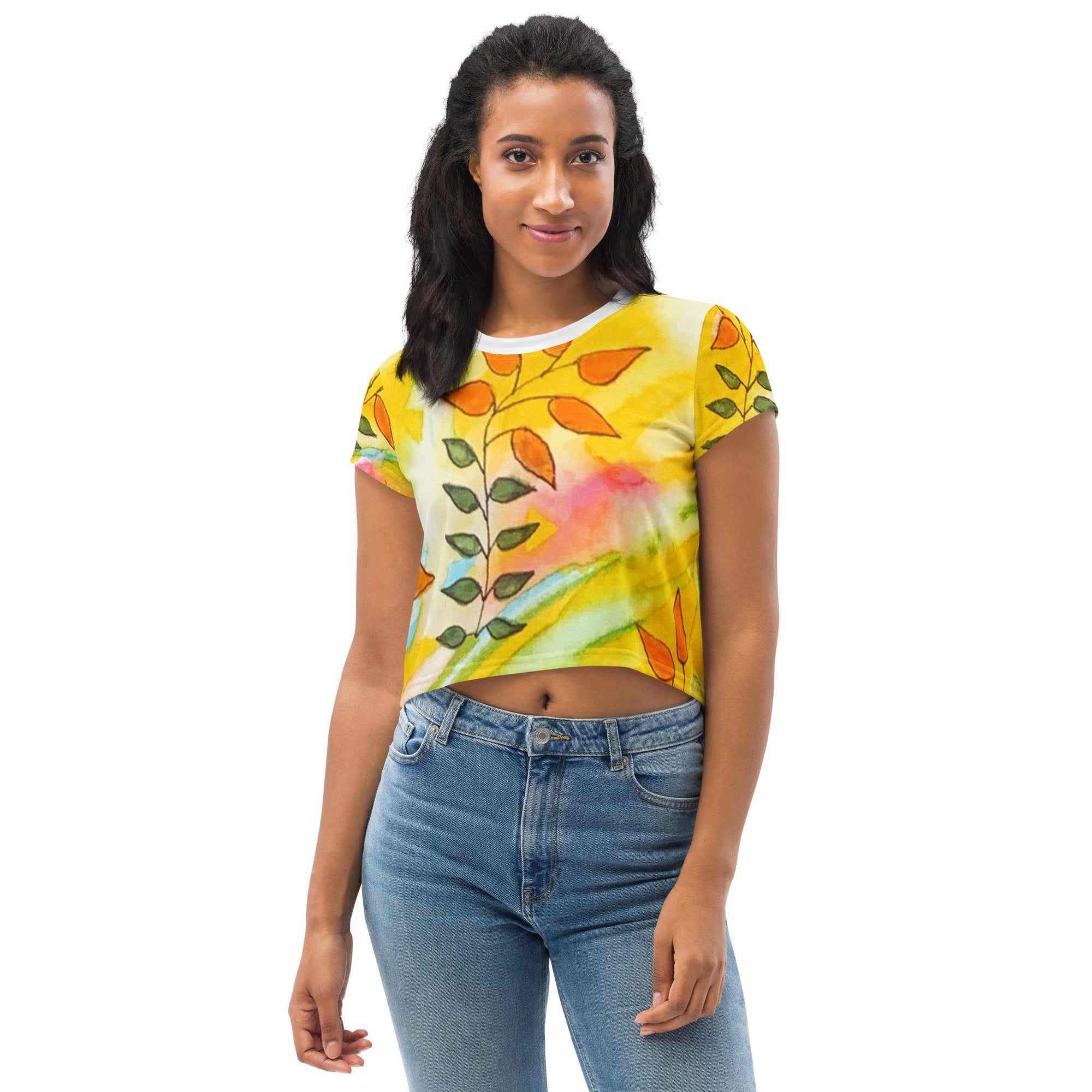 Sunny Day Women's Crop T-shirt