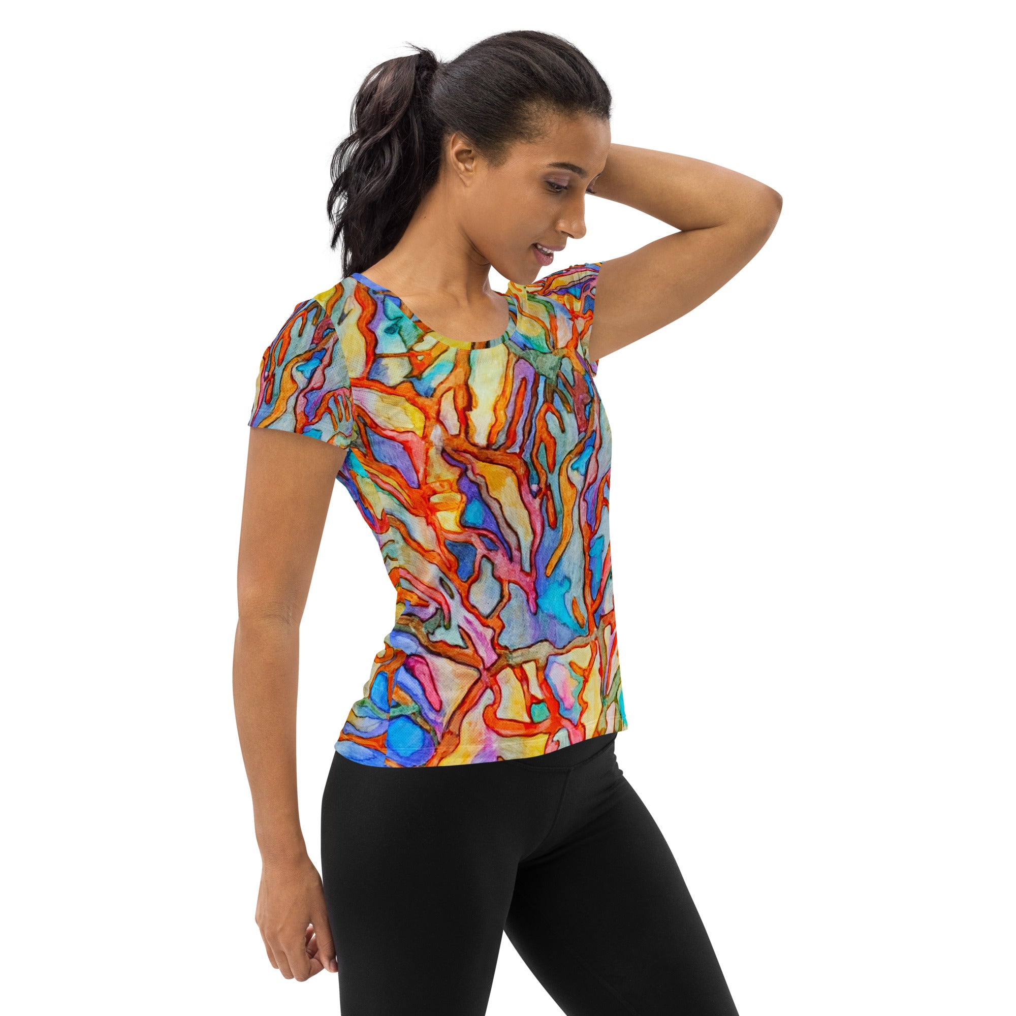 Coral Reef Women's Athletic T-shirt
