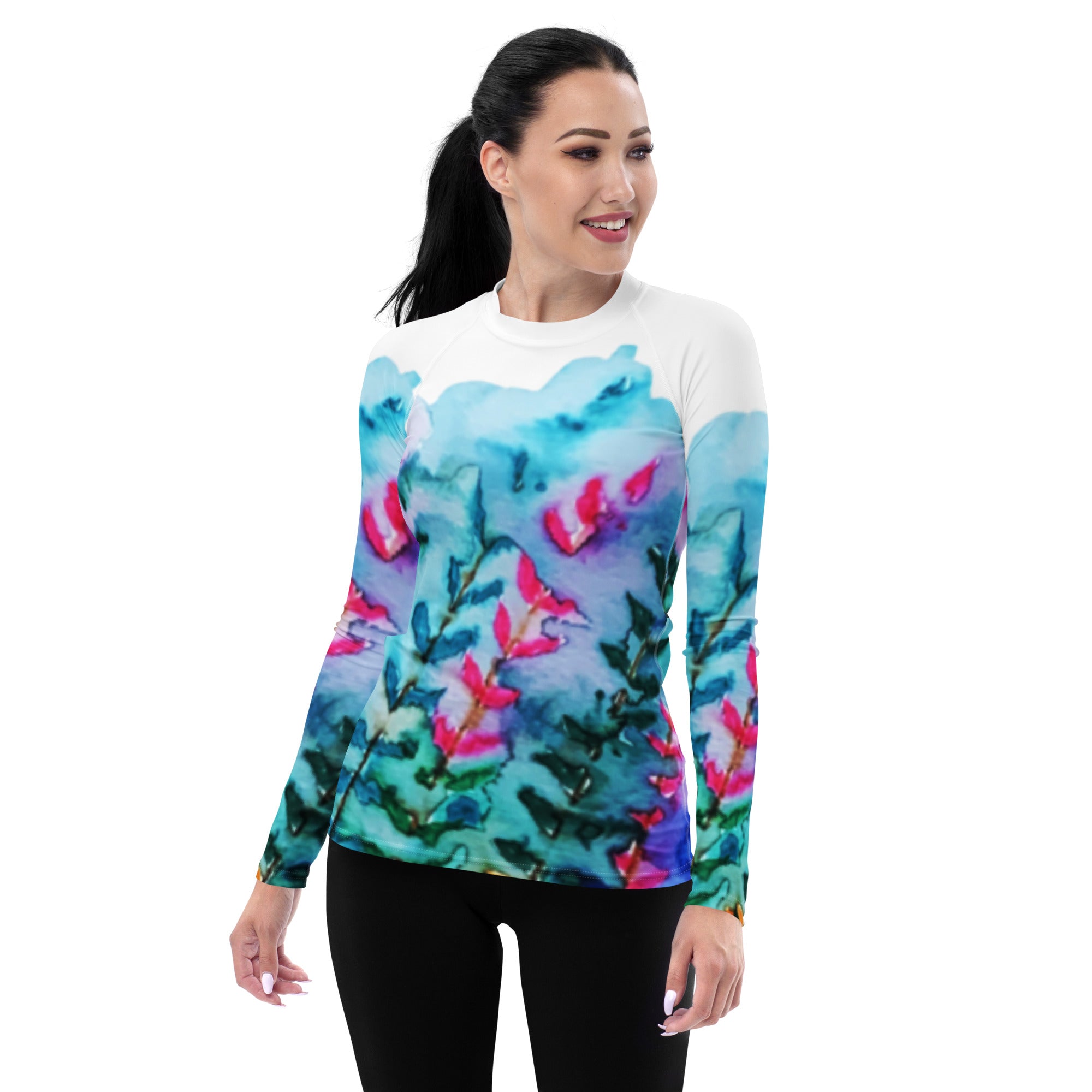 Rainbow Leaves Women's Sun Shirt