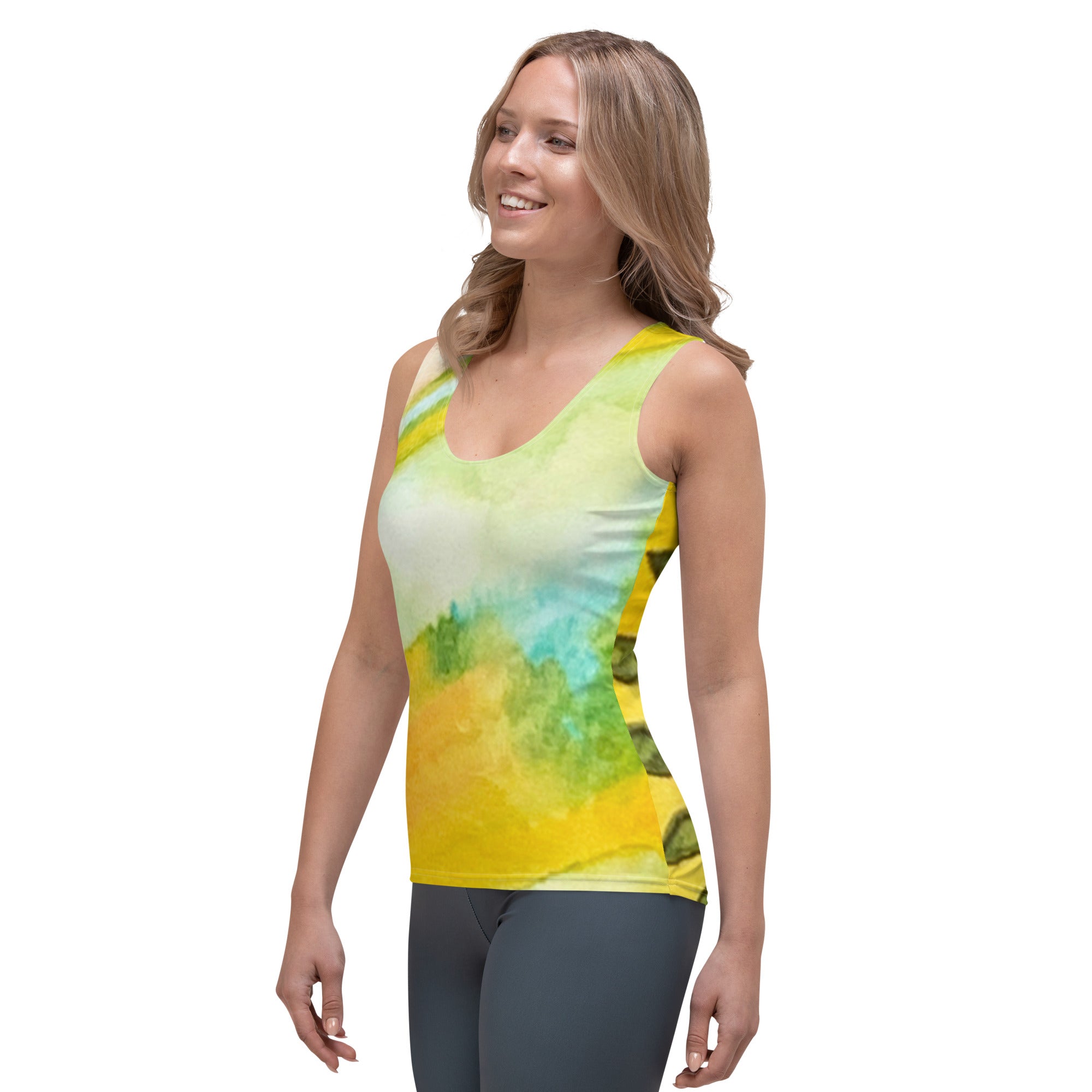 Sunny Day Abstract Tank Top