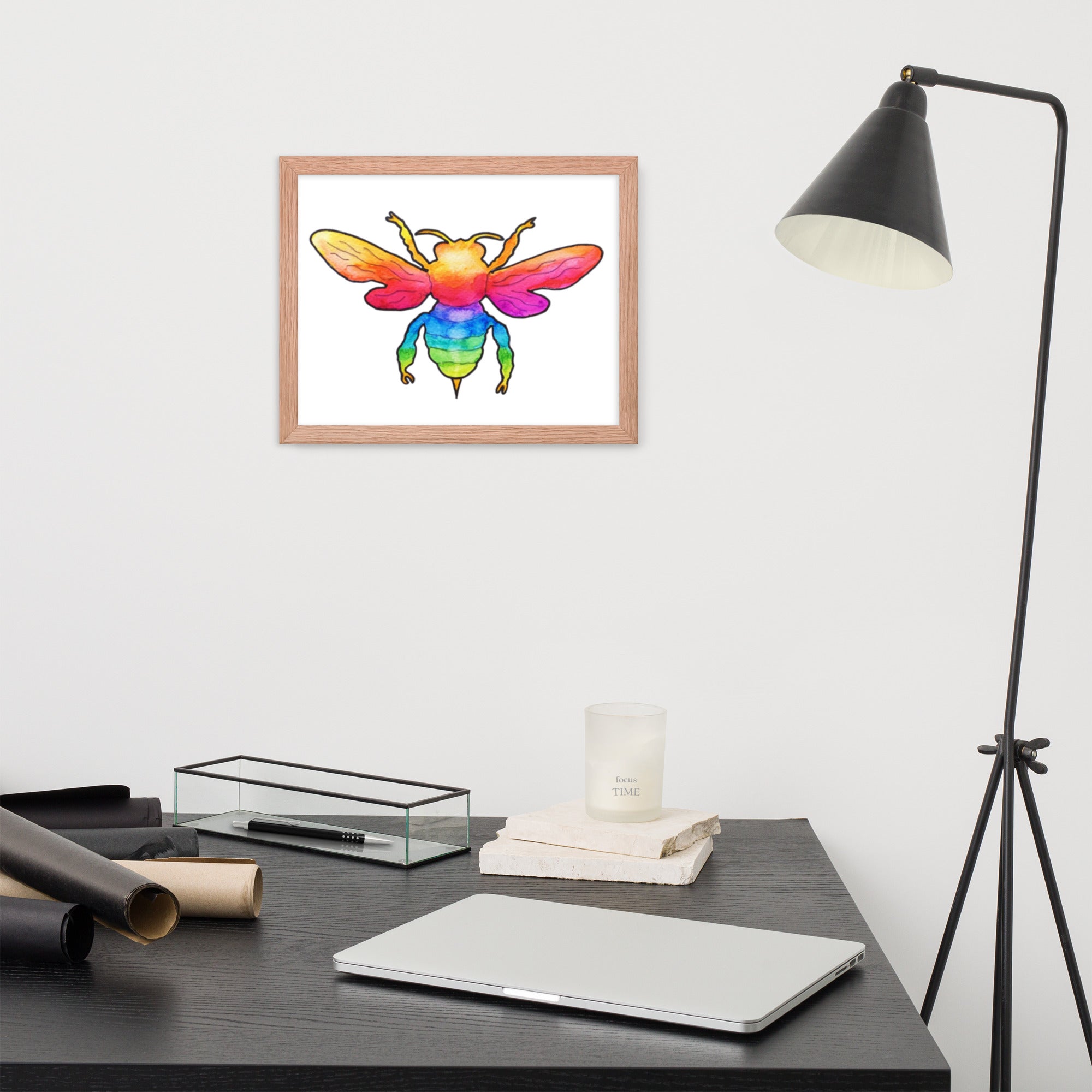 Bee Framed poster - Art Love Decor