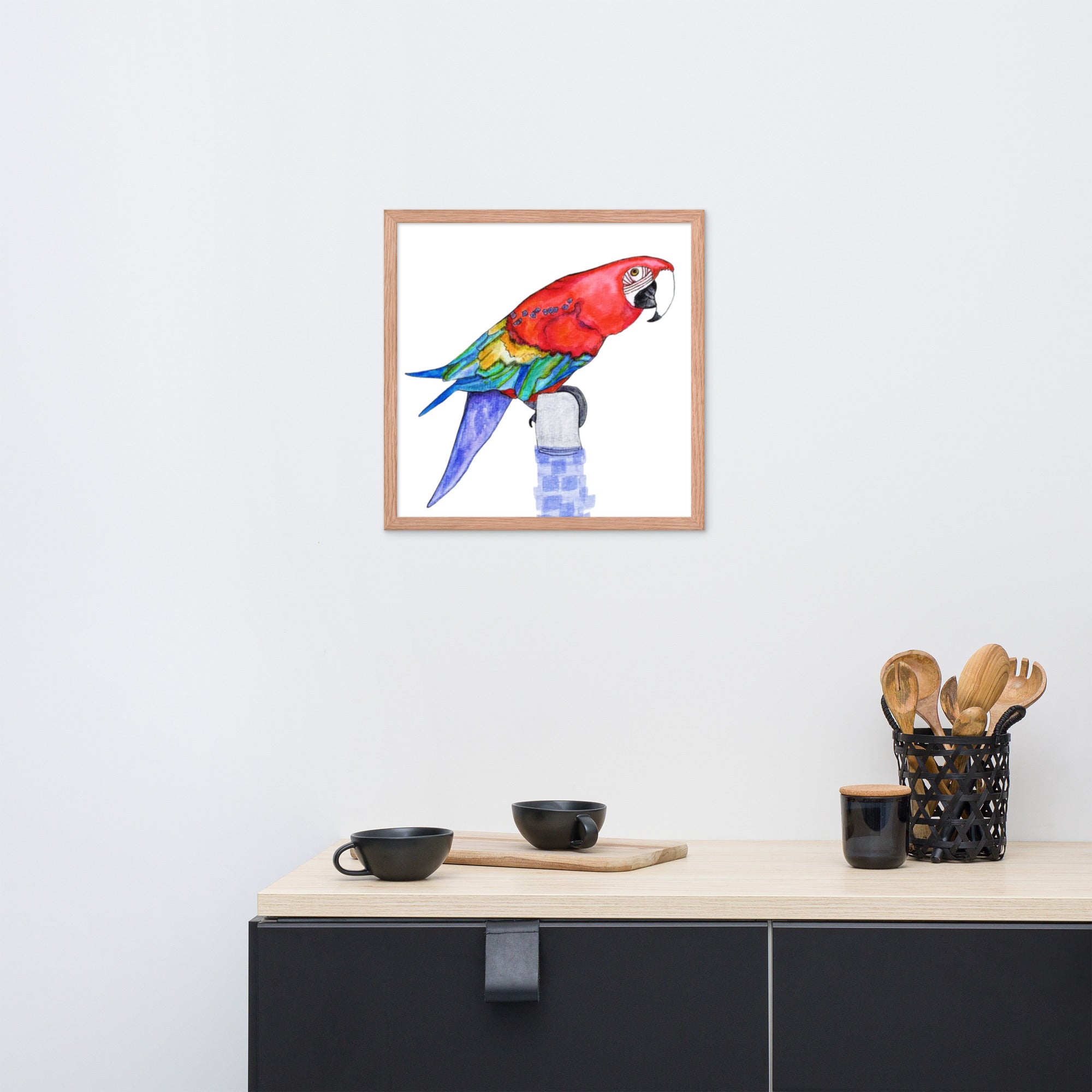 Parrot Framed poster - Art Love Decor