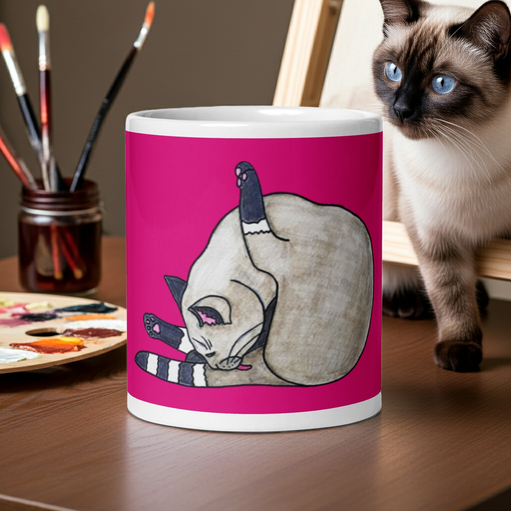 Bath Time Cat Mug