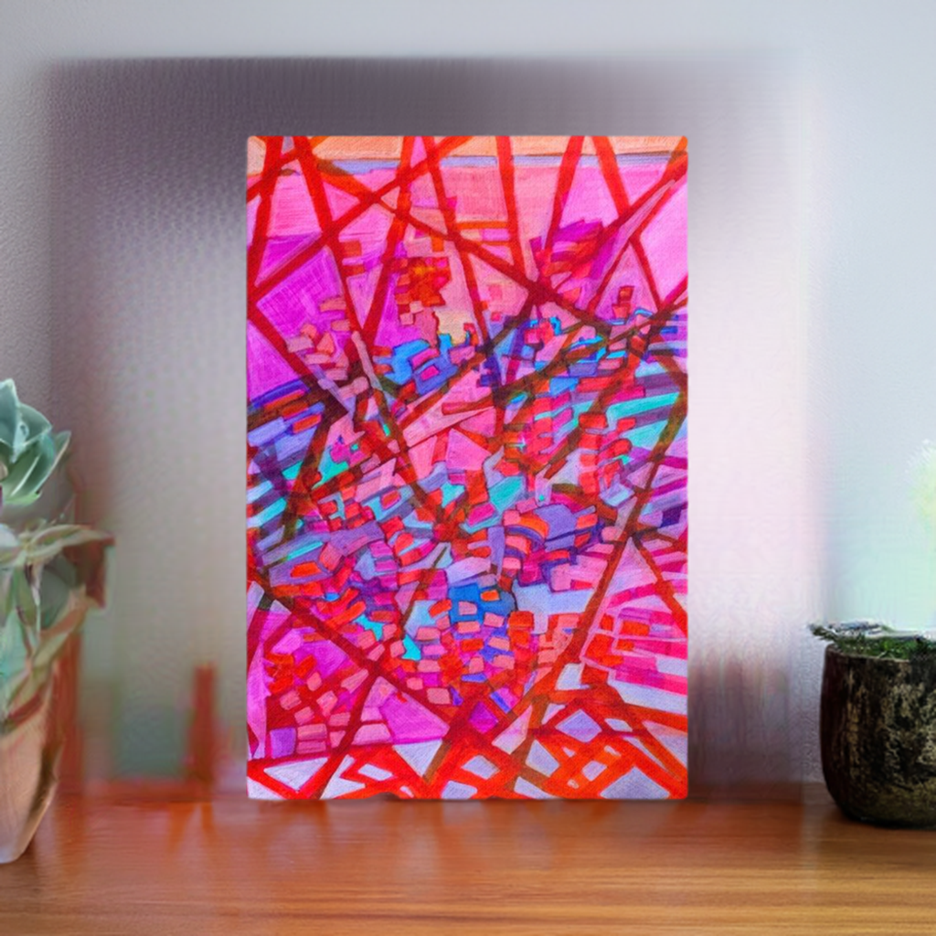 Separation Abstract canvas print unframed