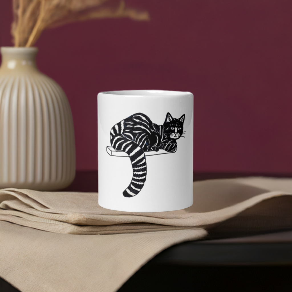 Striped Cat Mug