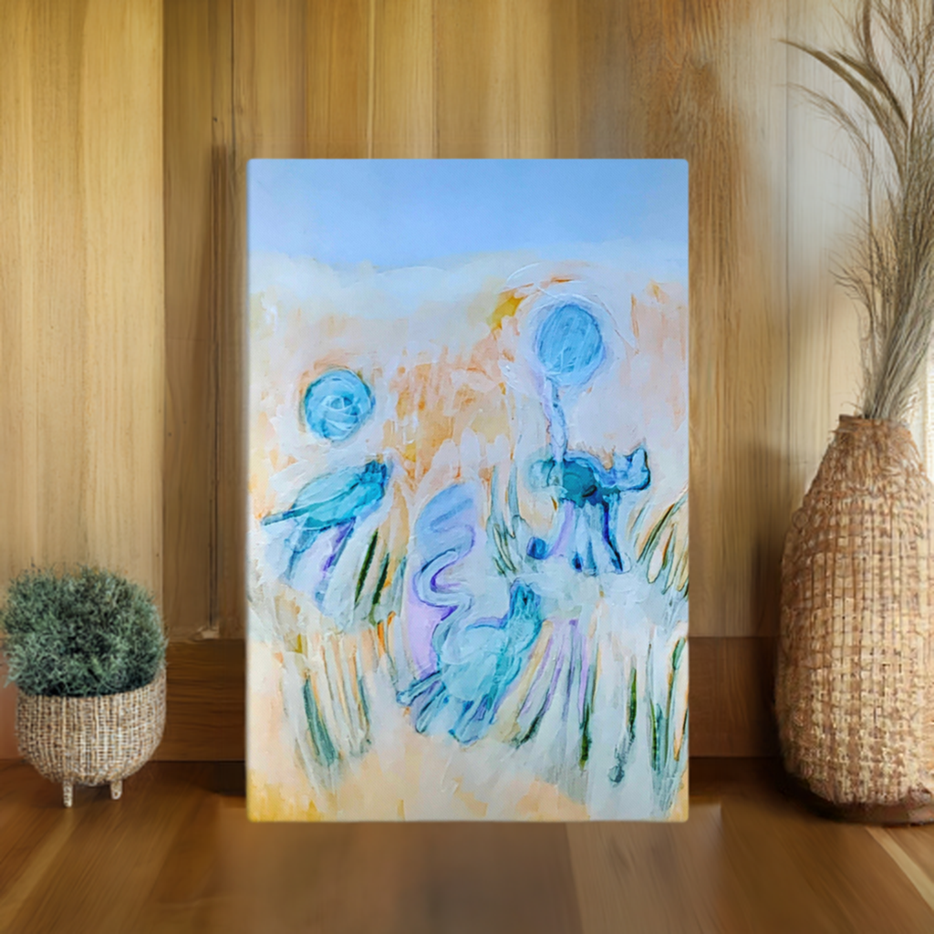 Softly Abstract Large Artwork Canvas Print 40x60