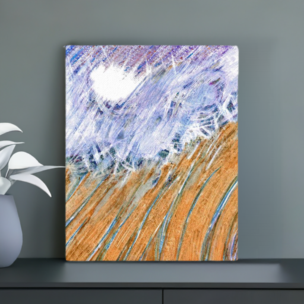 Wisp Abstract Canvas Print Unframed