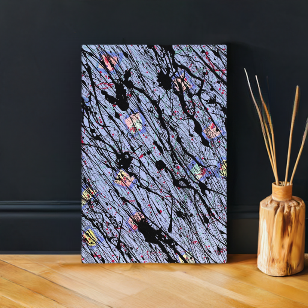 Night Flight Abstract Large Artwork Canvas Print 40x60