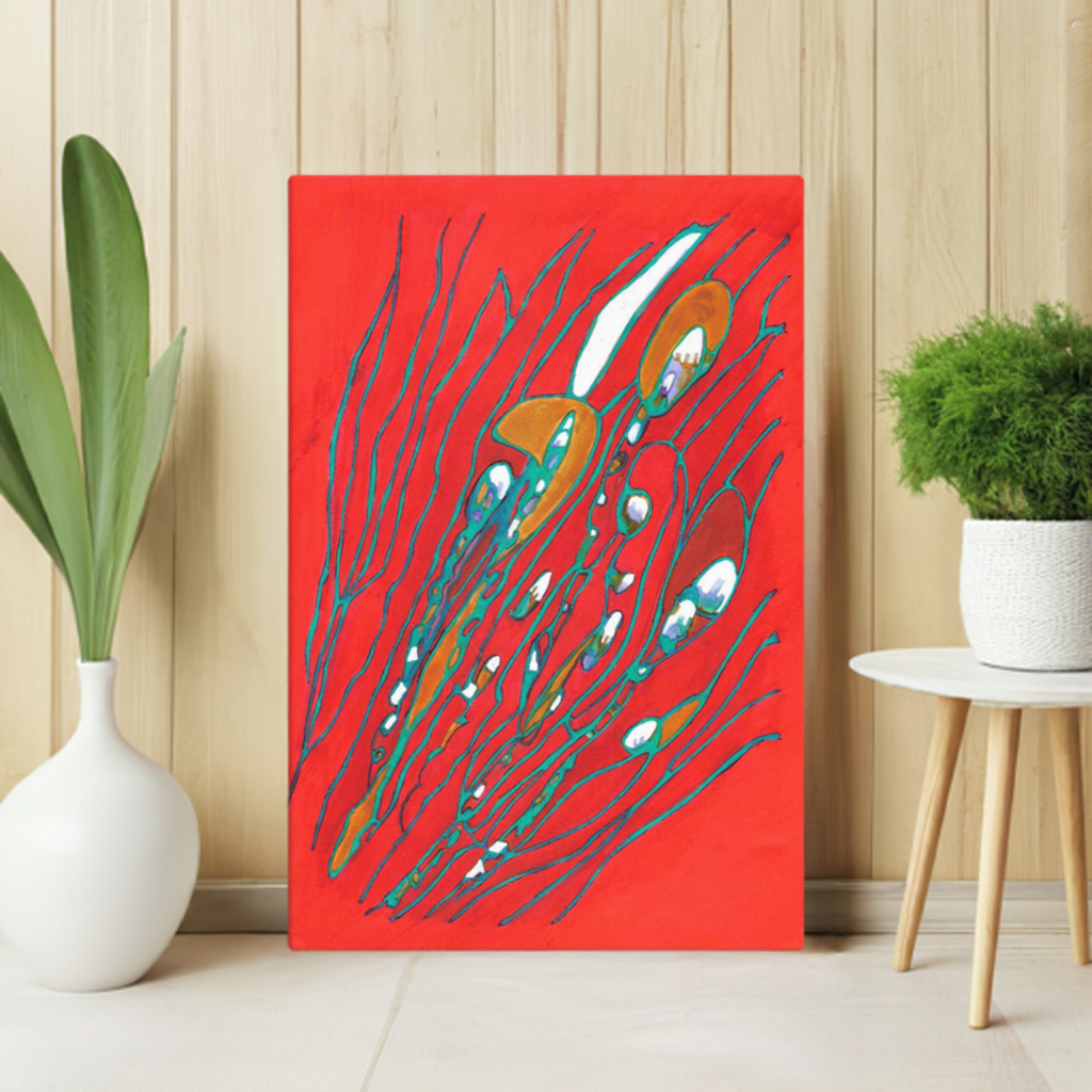 August Abstract Large Artwork Canvas Print 40x60