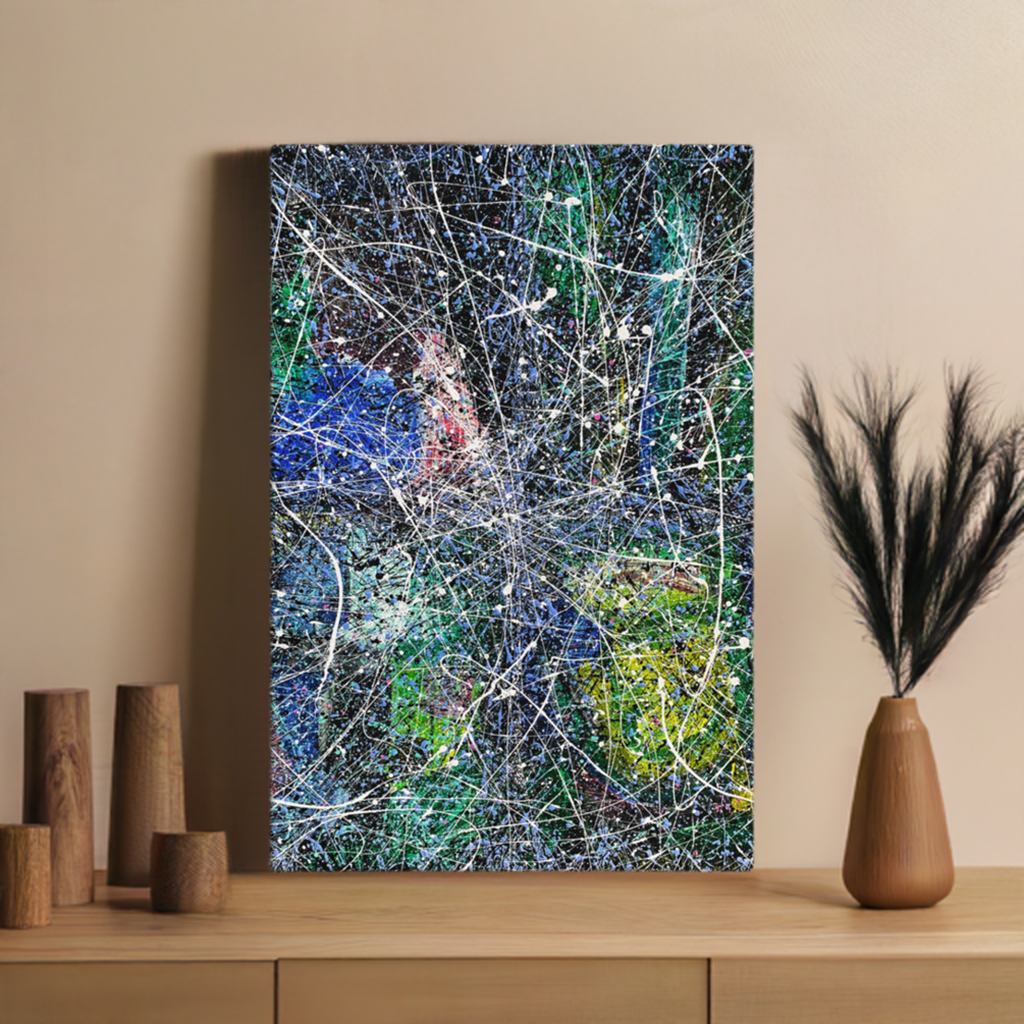 Hidden Places Abstract Large Artwork Canvas Print 40x60