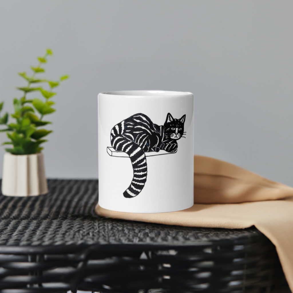 Striped Cat Mug