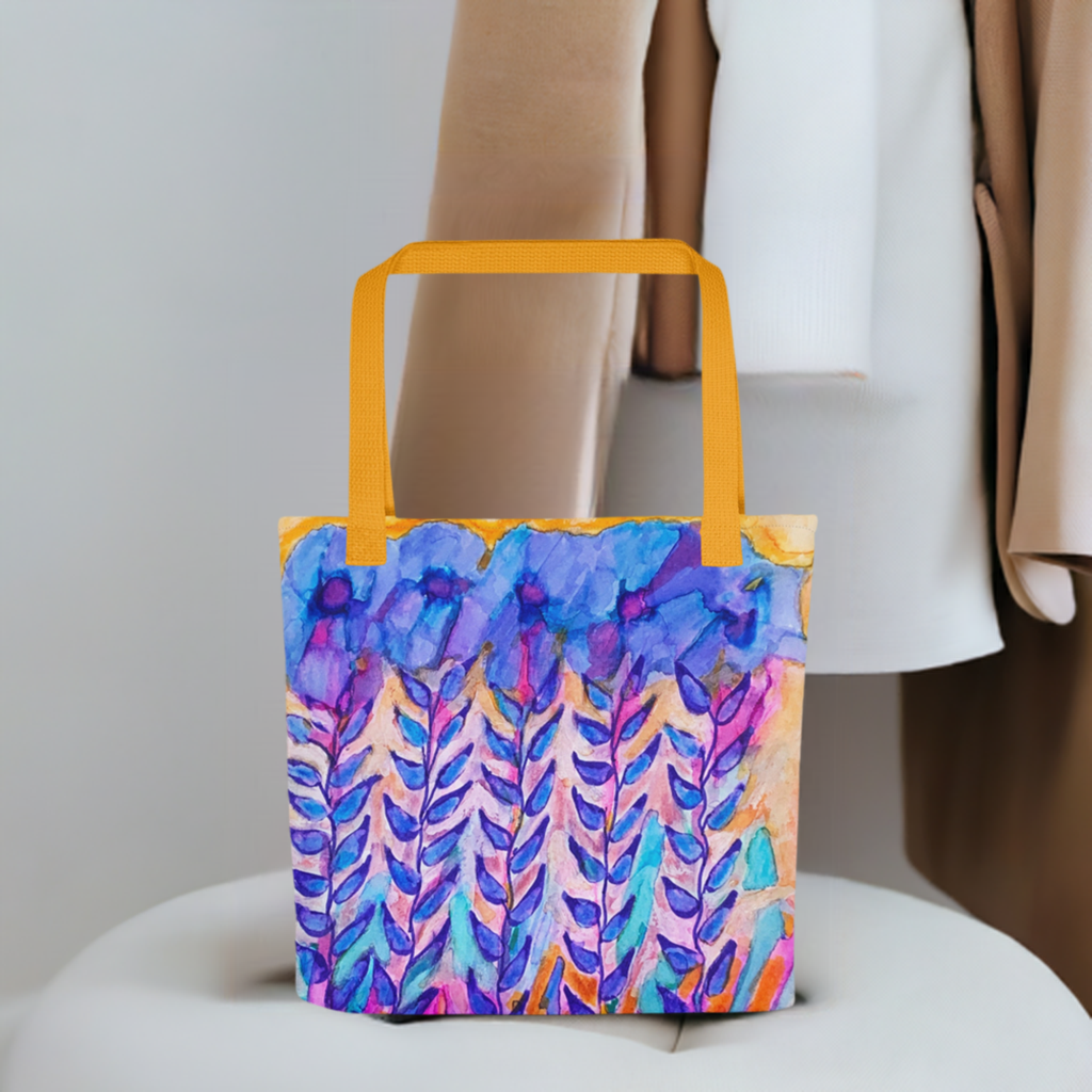 Blue Stems Tote bag