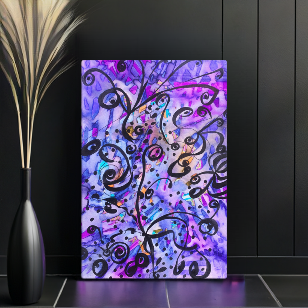 Party Time Abstract Large Artwork Canvas Print 40x60