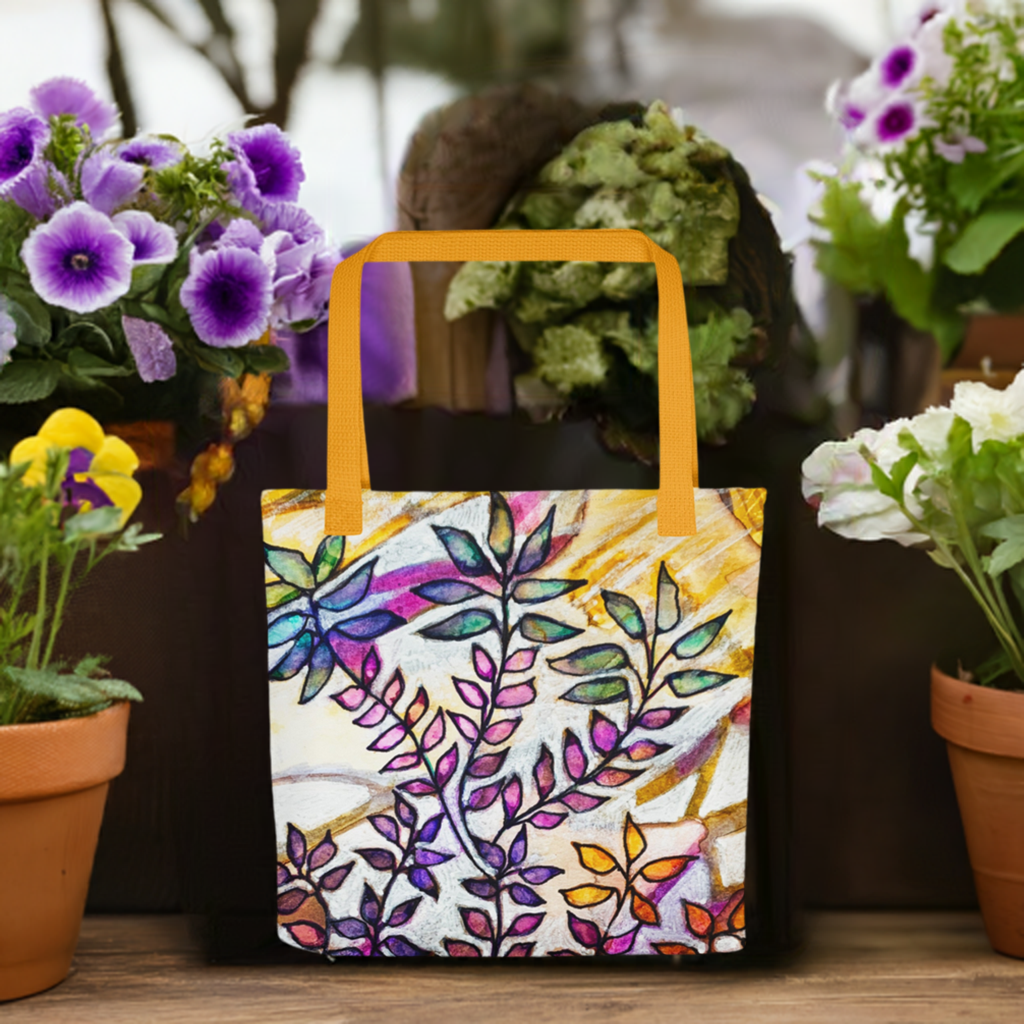 White Creek Leaves Tote bag