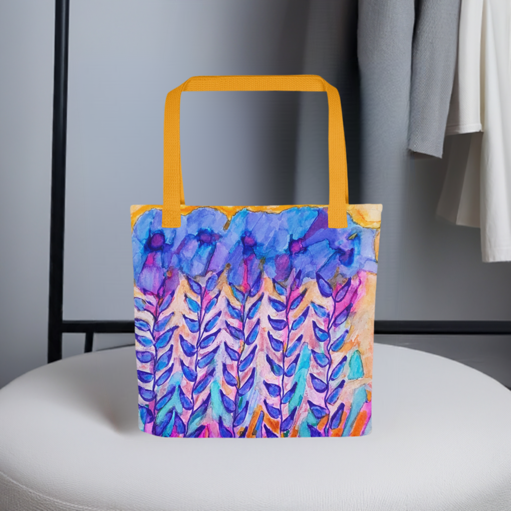 Blue Stems Tote bag