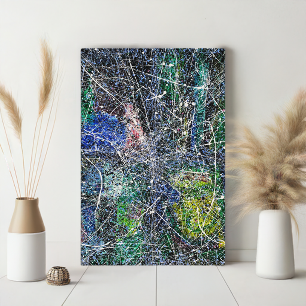 Hidden Places Abstract Large Artwork Canvas Print 40x60