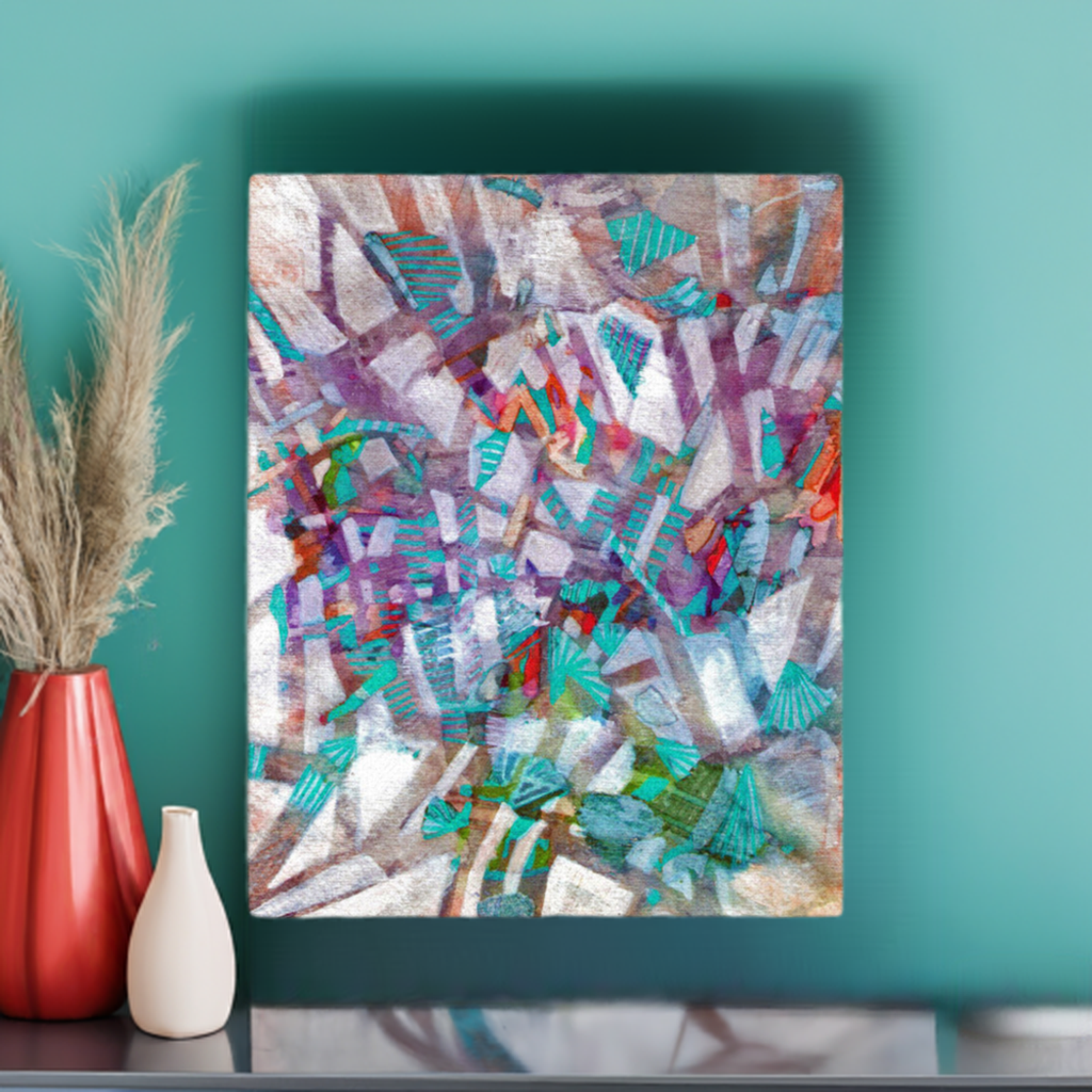 Rising Fog Abstract canvas print unframed