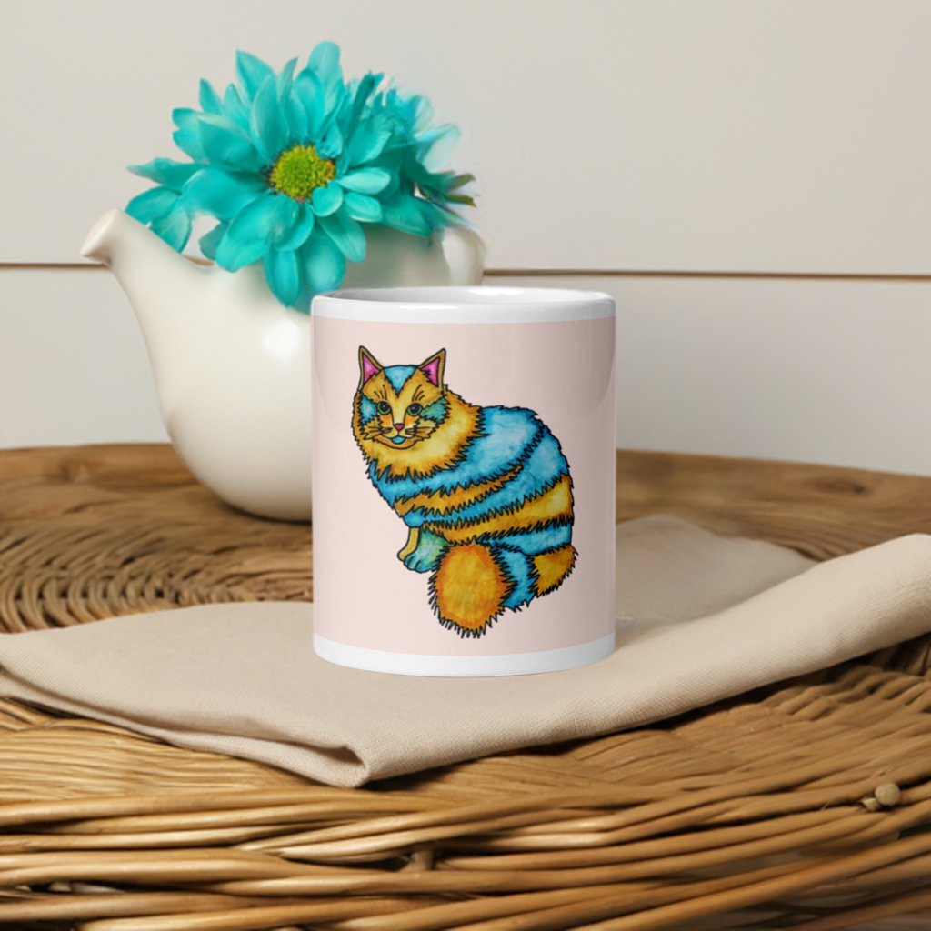Two Toned Cat Mug